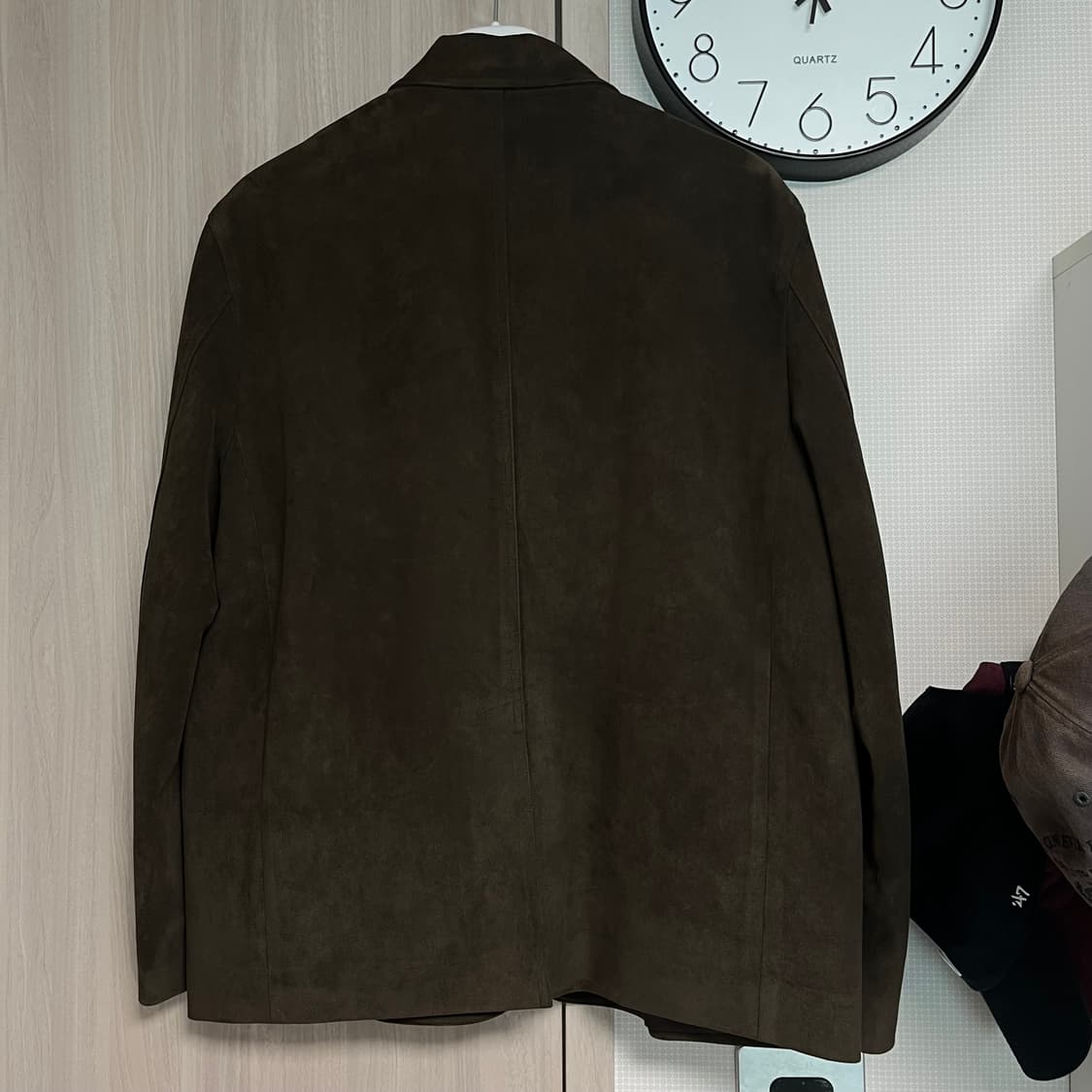 르마드 테일러 스웨이드 자켓 다크 브라운 상품이미지2