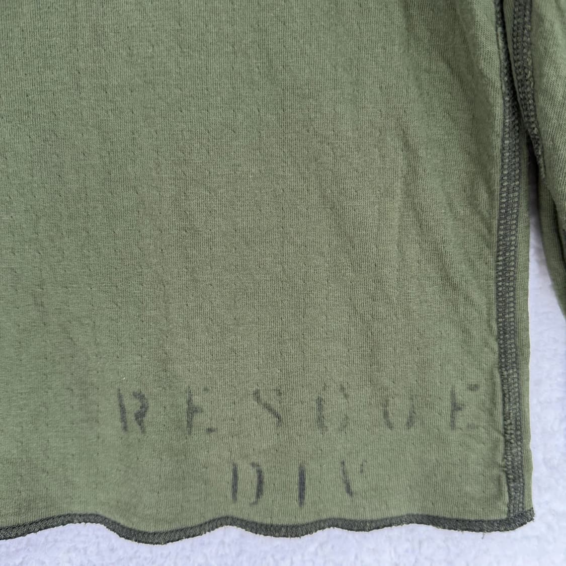 더블 알엘 더블 레이어 패브릭 리버시블 티셔츠 상품이미지4