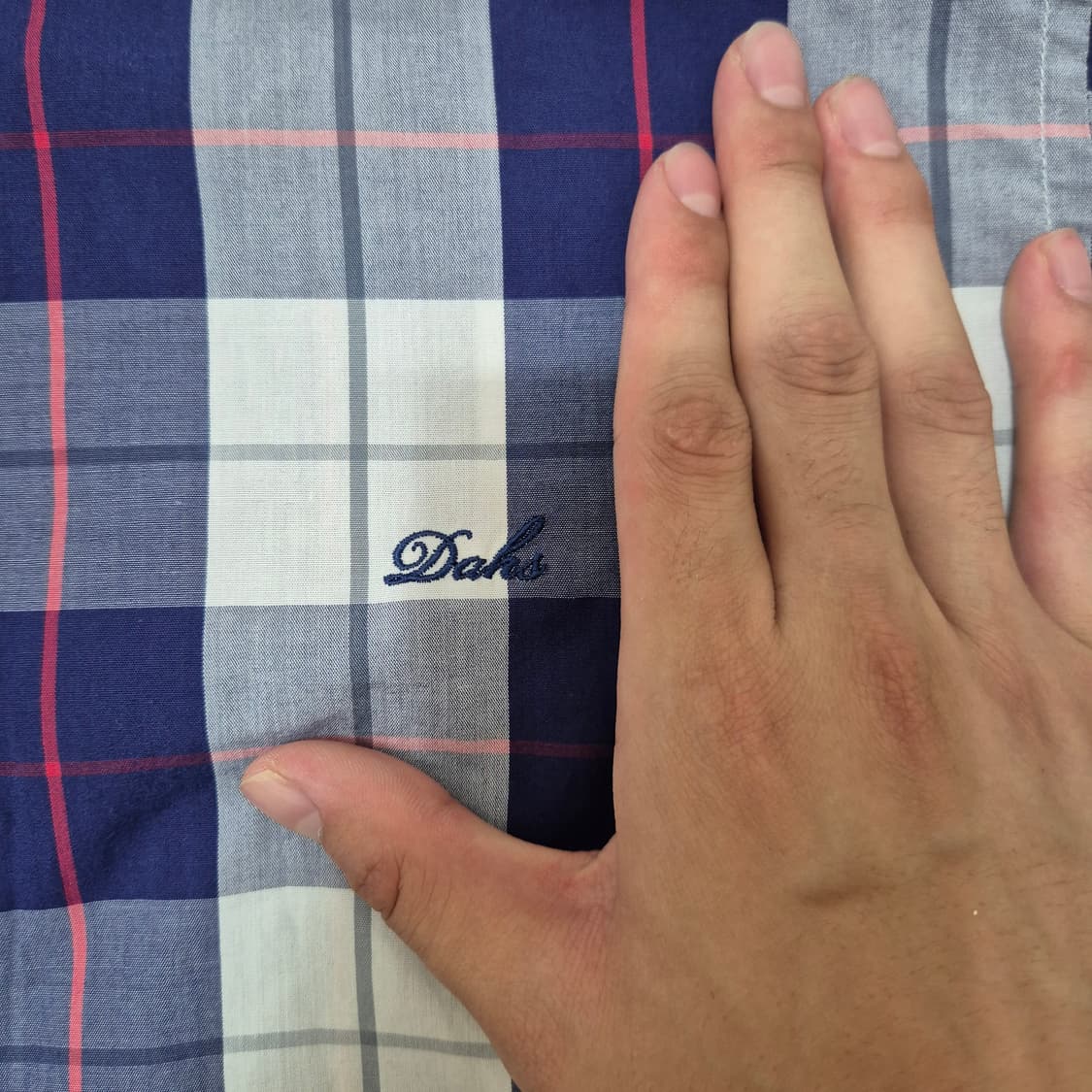 닥스 반팔 체크 셔츠 상품이미지5