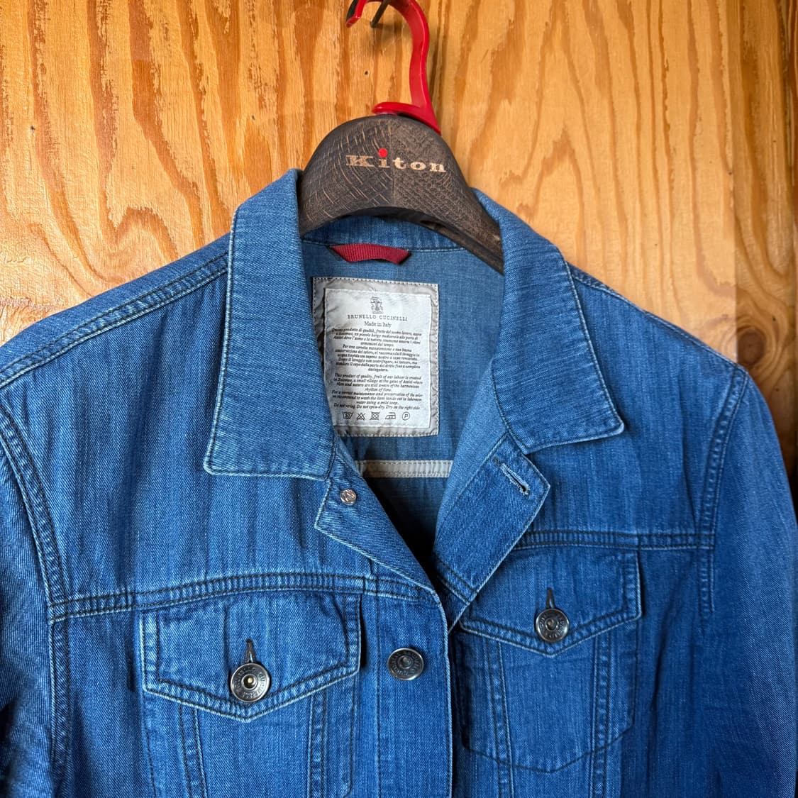 브루넬로 쿠치넬리 데님(청 자켓) 판매 합니다. 상품이미지7