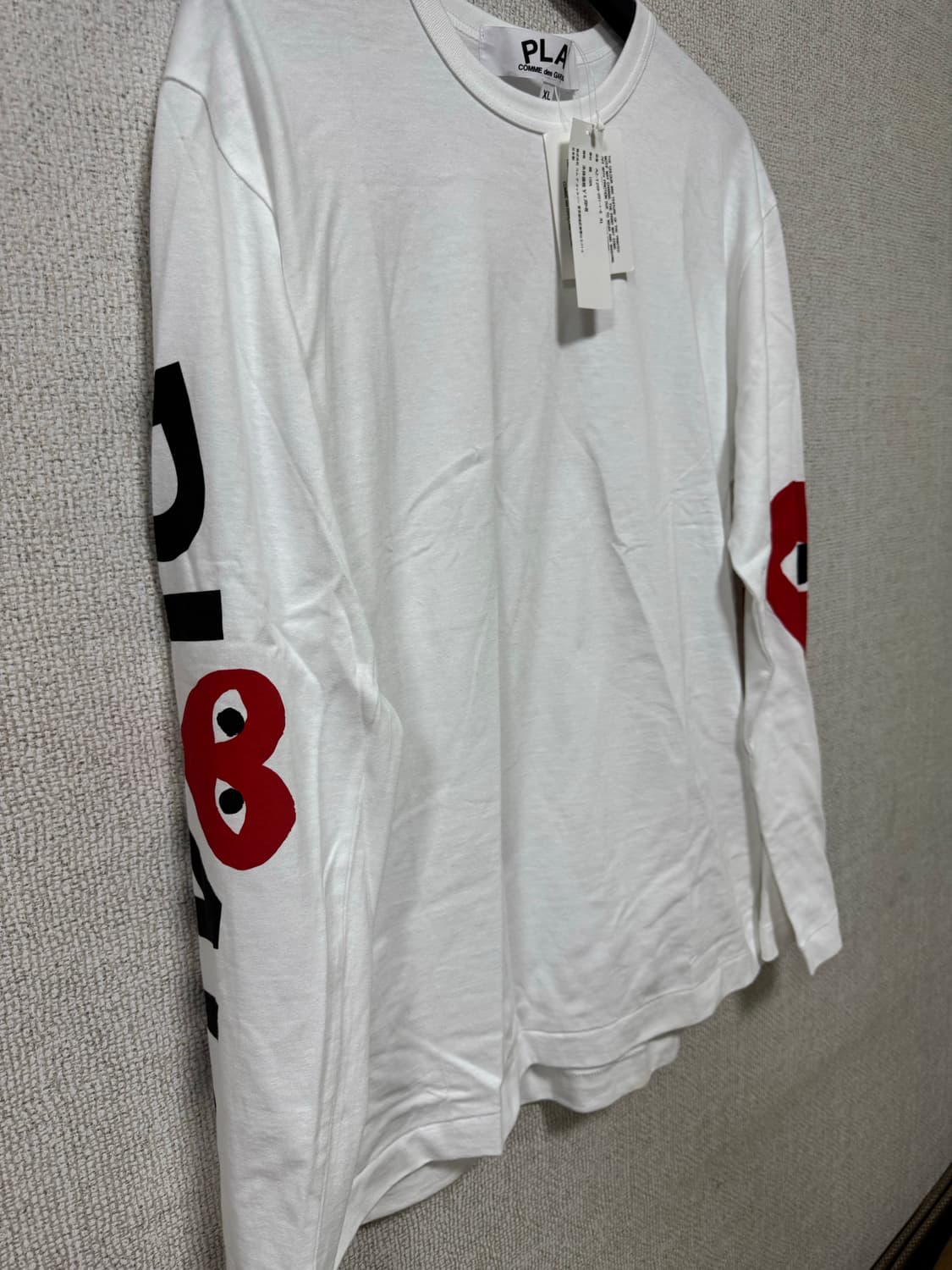 꼼데 가르송 플레이 Big Heart LS T-Shirt (새상품) 상품이미지2