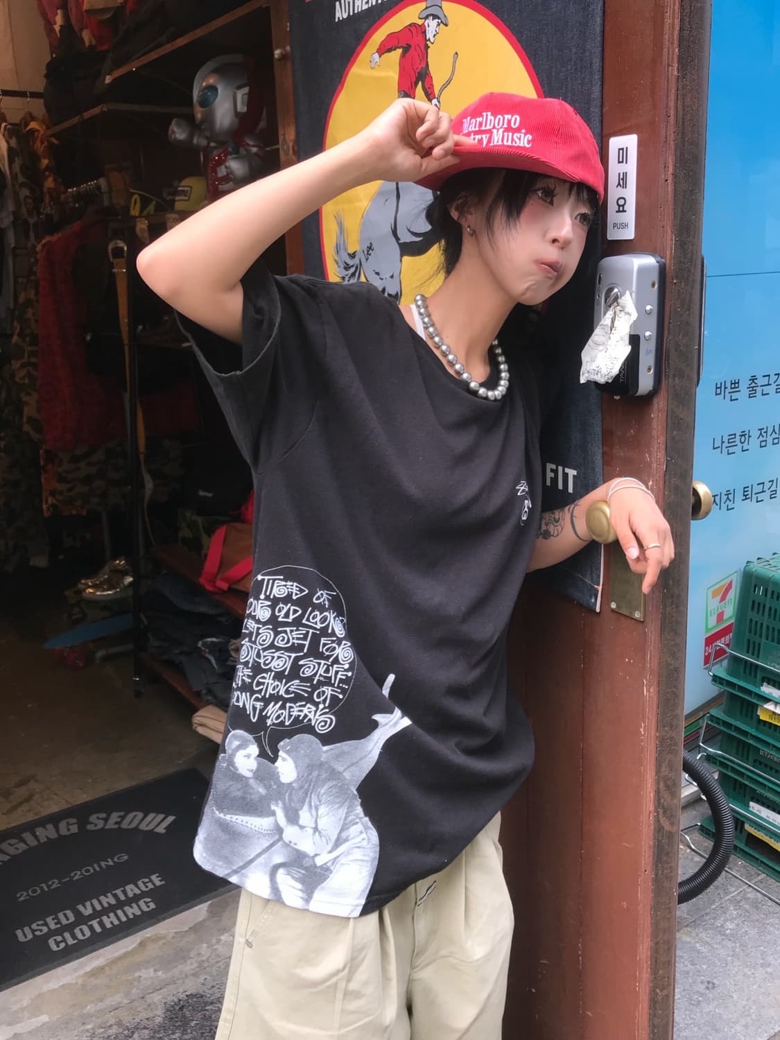 < Stussy Printing T-shirt > 상품이미지2