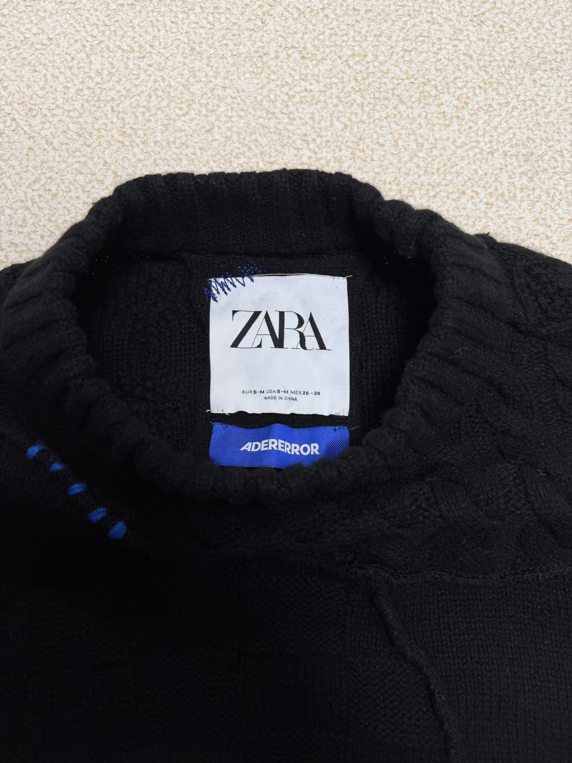 자라 X 아더에러 패치워크 오버사이즈 니트 상품이미지3