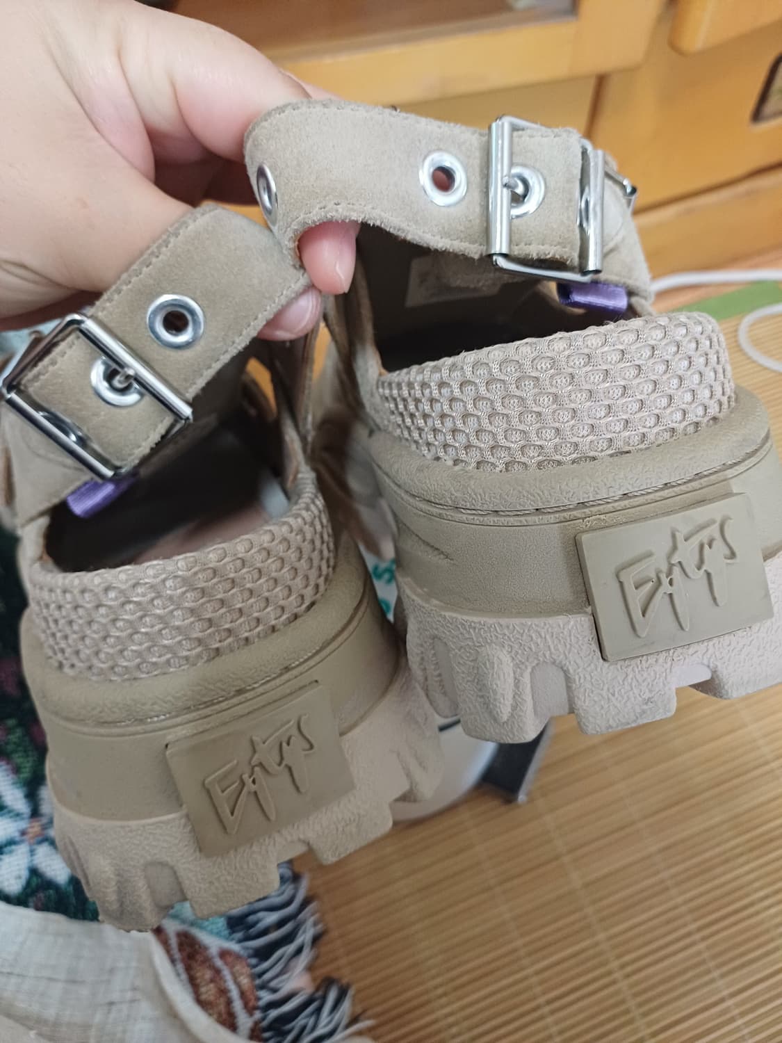 19ss 이티스 샌들 베이지 상품이미지4