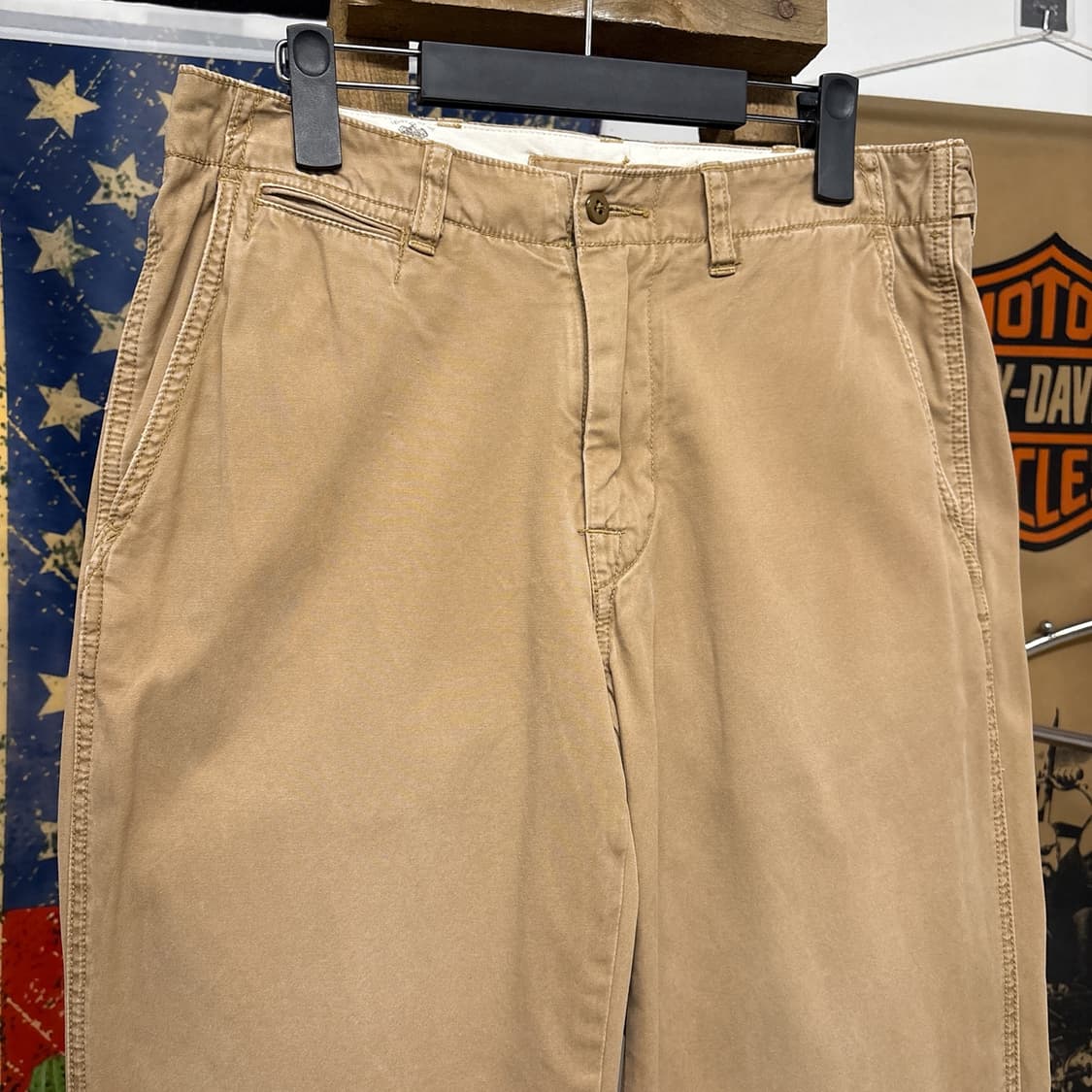 90s 폴로 랄프로렌 웰메이드 클래식 오피서 치노팬츠 빈티지워싱 N774 상품이미지3