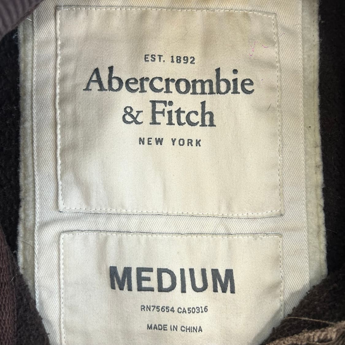 Abercrombie 아베크롬비 AF 하이넥 브라운 니트  상품이미지7
