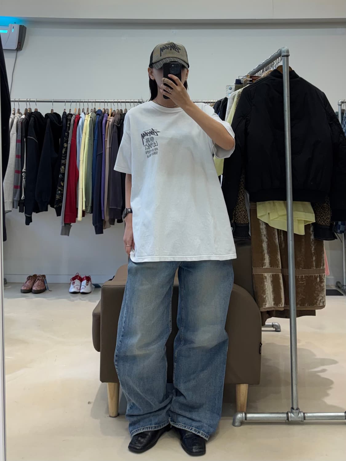 스투시x아워레가시 서프맨 피그먼트 다이드 반팔 상품이미지7