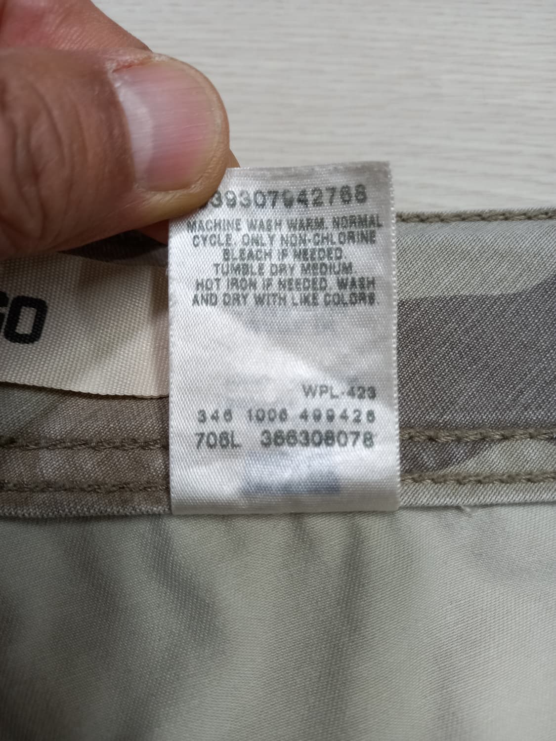 34-35 빈티지 리바이스 카고 반바지 연베이지 34-587 상품이미지6