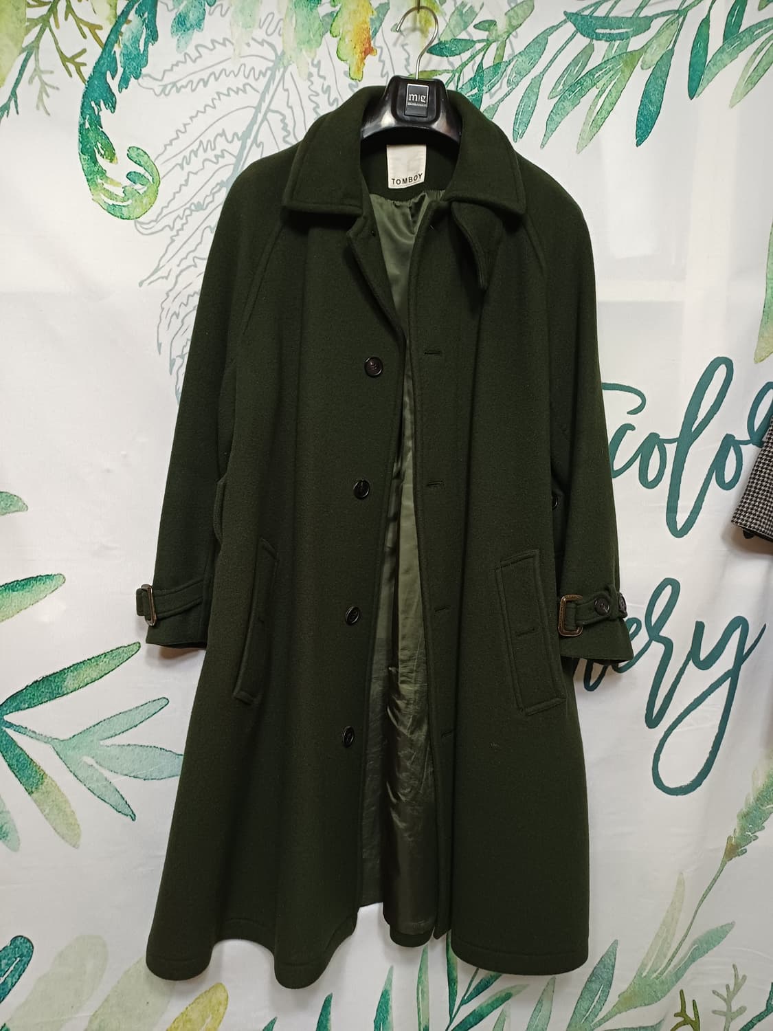 톰보이/모직 롱코트  상품이미지3