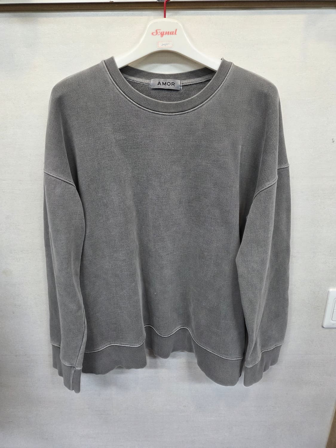 아머 피그먼트 맨투맨 프리  상품이미지1