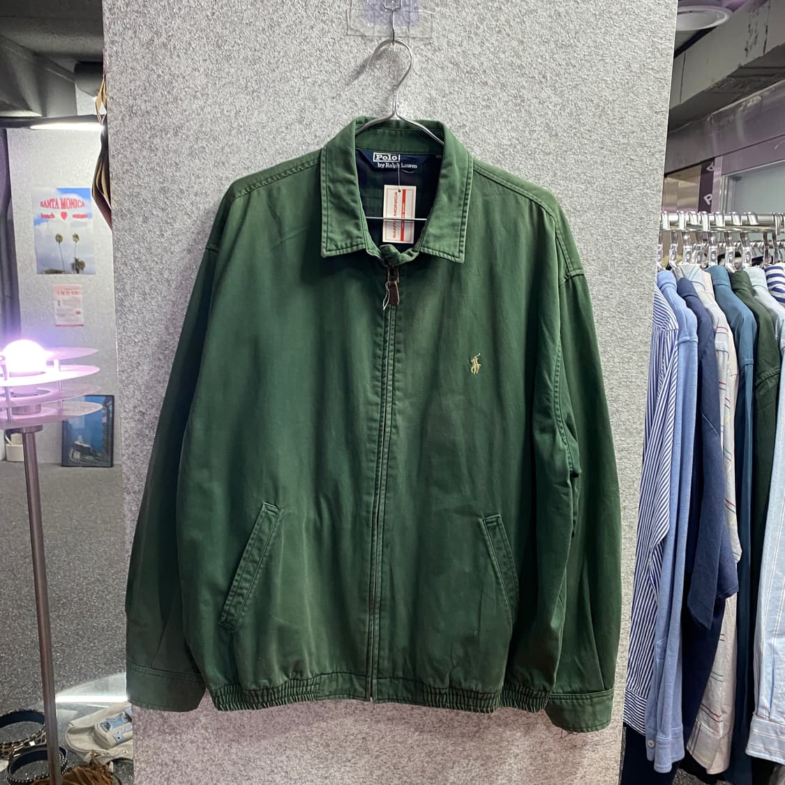 폴로랄프로렌 포니로고 그린스윙탑 블루종자켓  B3995 상품이미지2