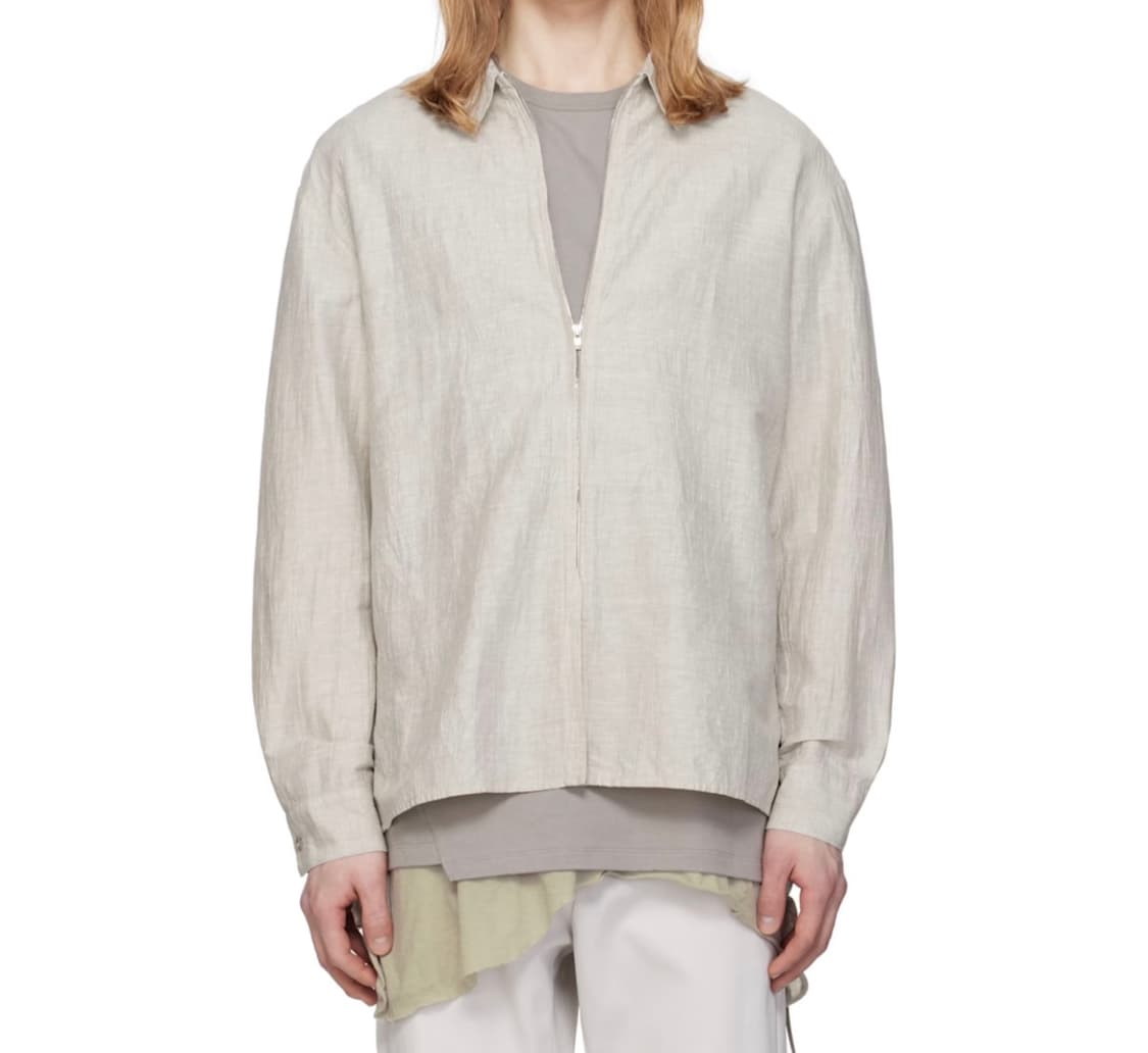 [xl] 포스트아카이브팩션(파프) 8.0 셔츠 라이트 아이보리 상품이미지1