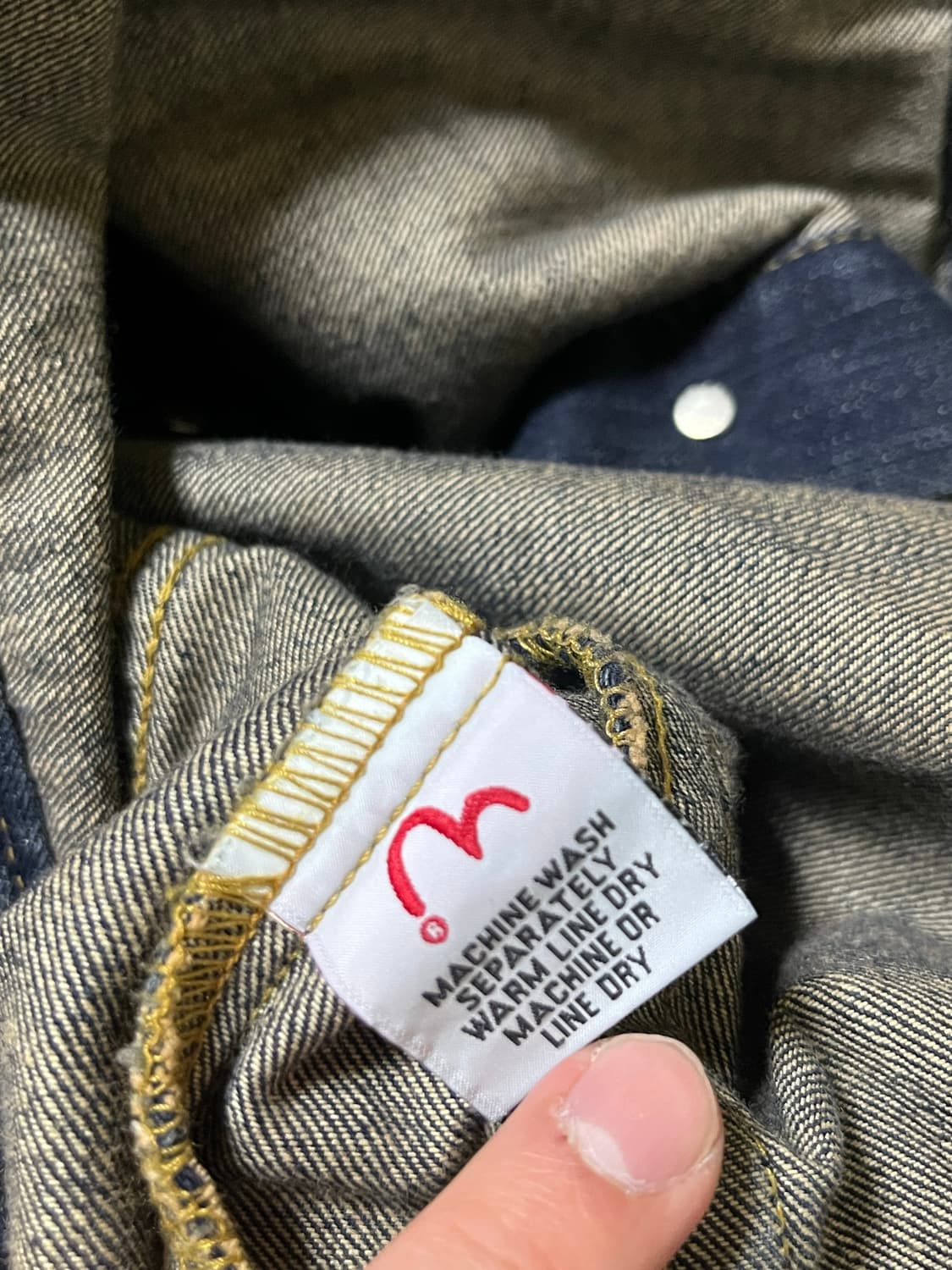 Evisu denim jacket 상품이미지3