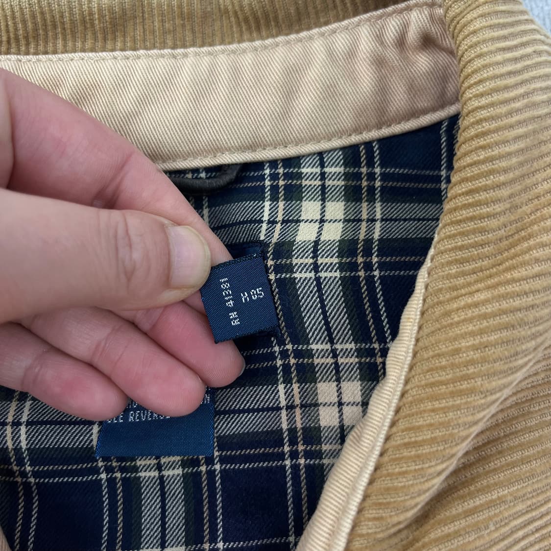 100 폴로랄프로렌 코듀로이 바라쿠타 블루종 자켓 상품이미지6