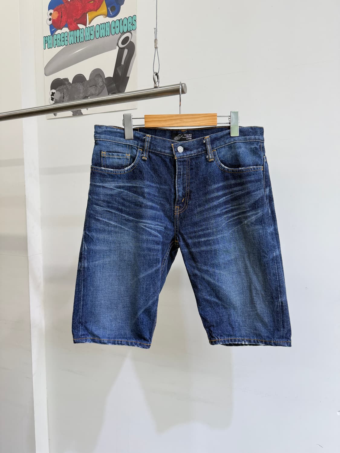 BEAMS (Made in Japan) 데님 쇼츠  상품이미지1