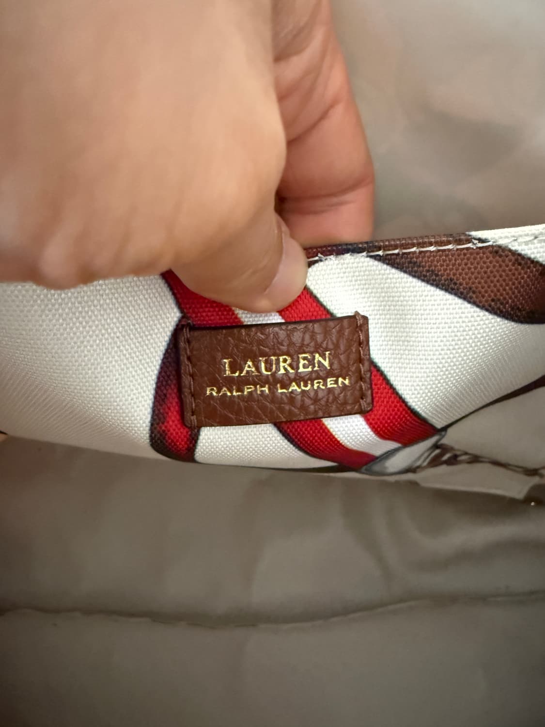 랄프로렌(Ralph Lauren) 토트 숄더백(스트랩: 레더) 상품이미지9