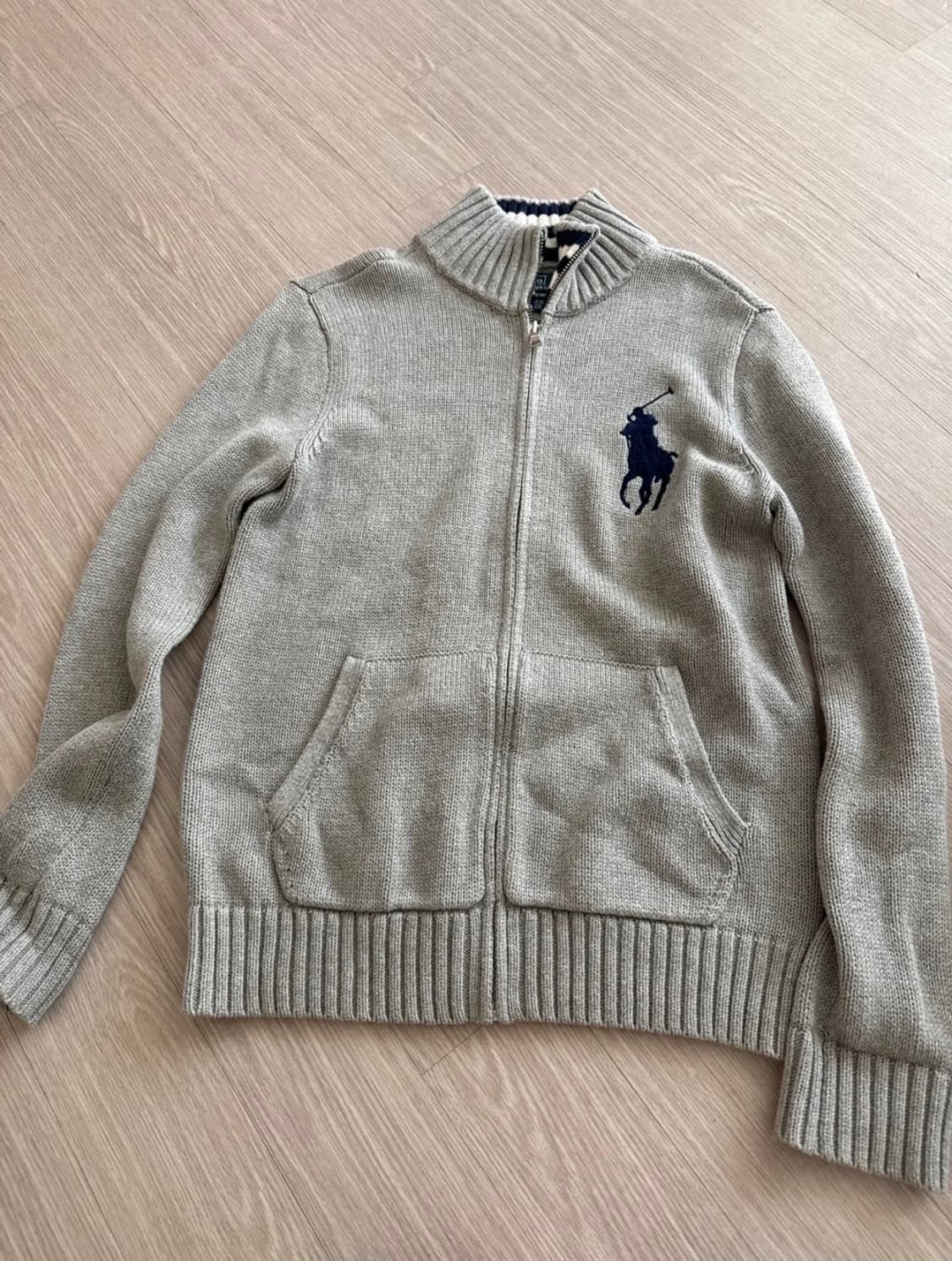 폴로 랄프 로렌 빅포니 집업 가디건 s 상품이미지1