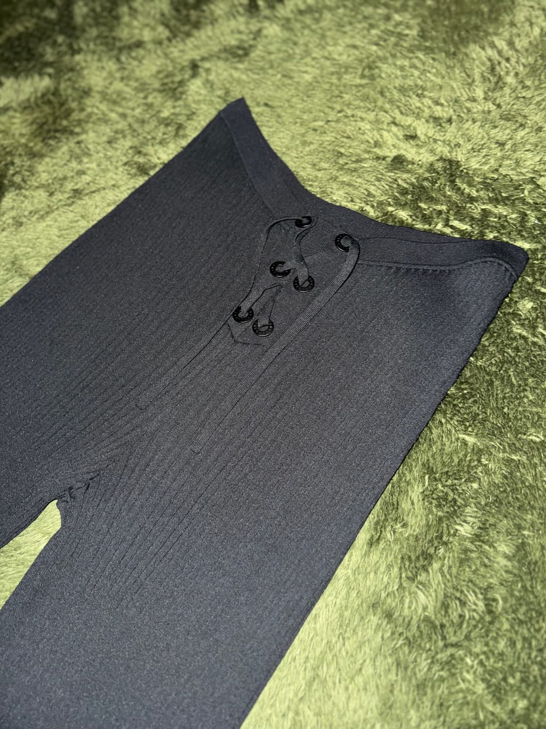 [AU L] Dion Lee 디온리 레이스업 스트레치 플레어 팬츠 상품이미지2