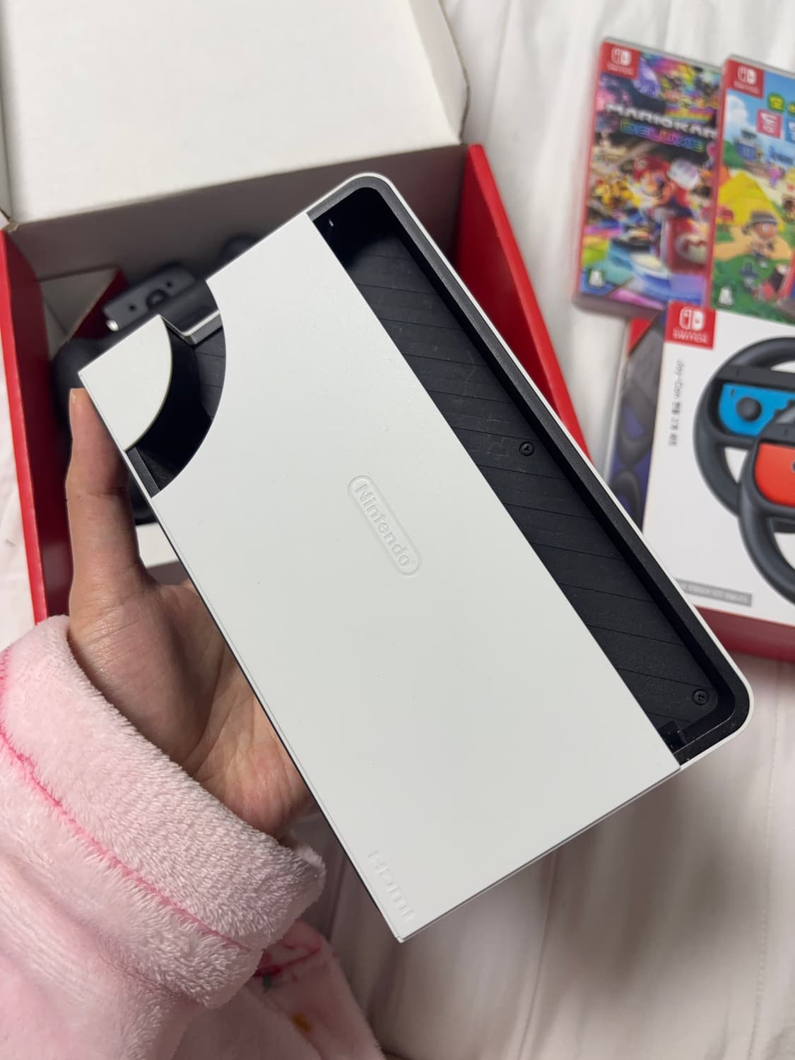 닌텐도스위치 oled 화이트 상품이미지3