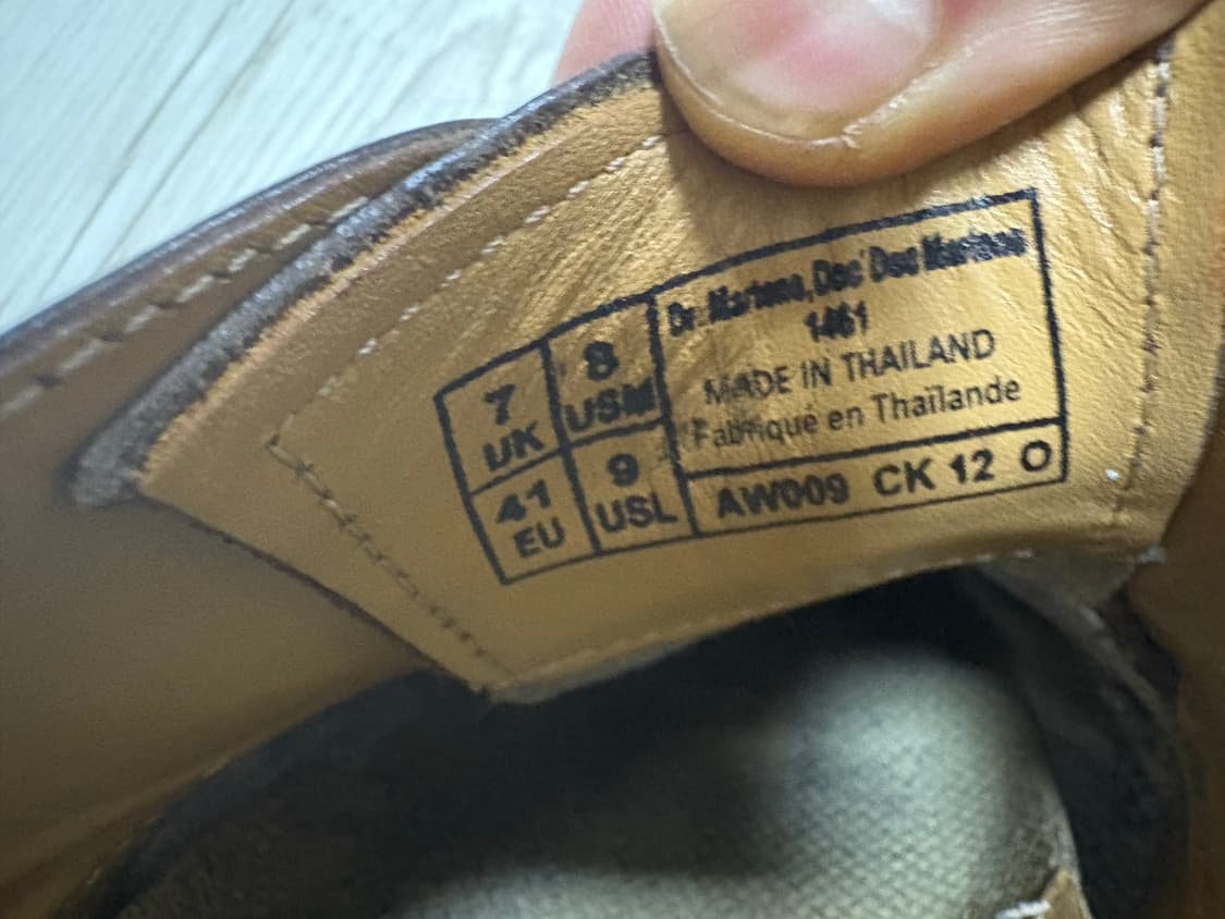 닥터마틴 1461 3홀 빈티지브라운 260 상품이미지7