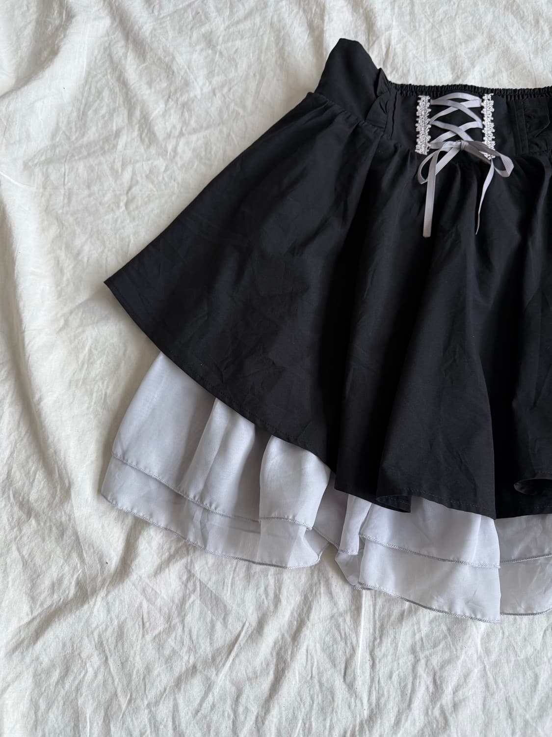 엑시즈팜 블랙 고딕 공겜여주 로리 스커트 상품이미지2