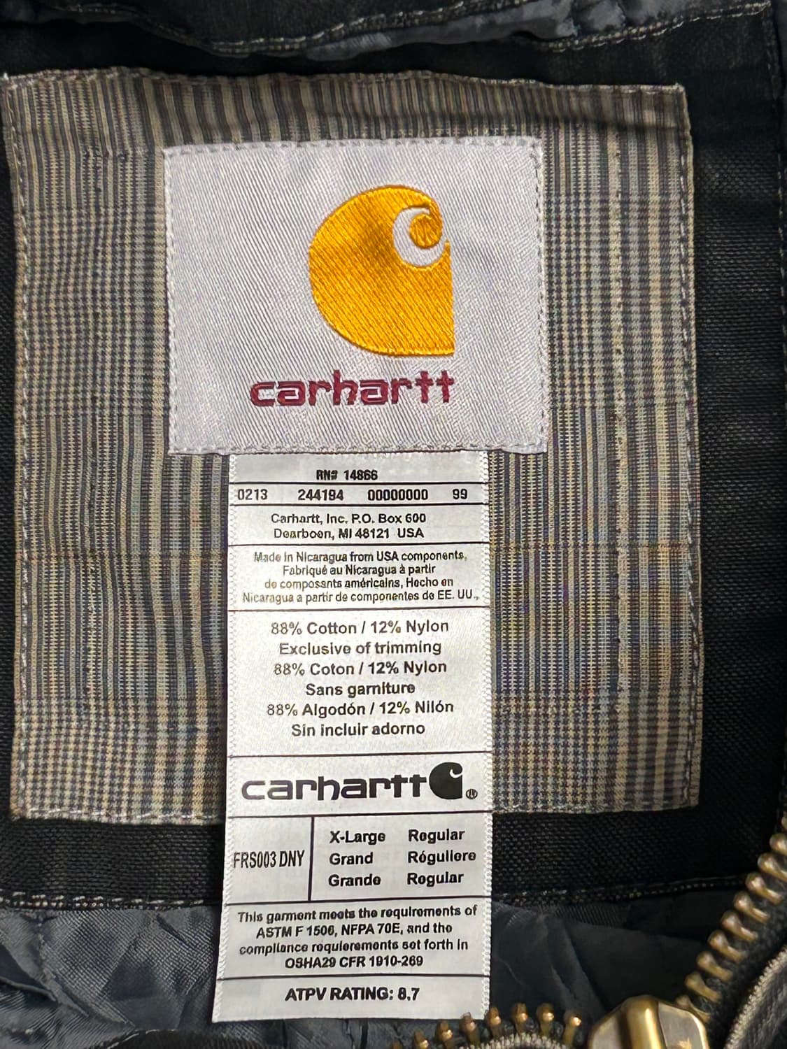 네고 가능 ! 칼하트 빈티지 자켓 후드집업 XL~2XL 상품이미지2