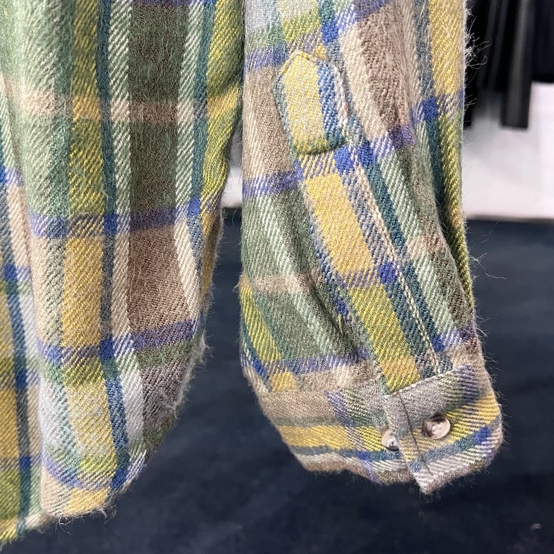 [M] 90s Bossbat 플란넬셔츠 상품이미지5