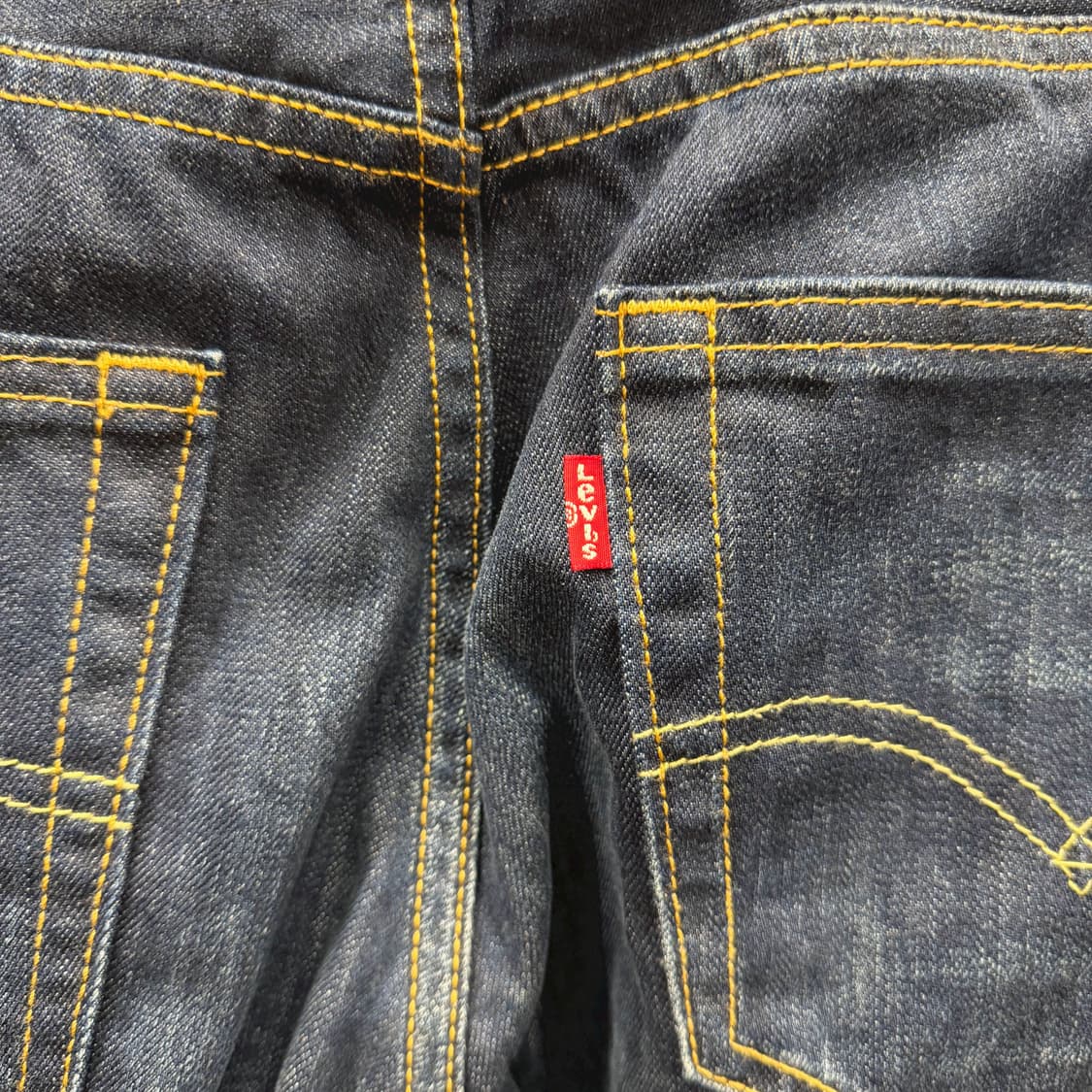 리바이스 511 데님 팬츠 포켓 레드 로고 탭 디테일 스트레이트핏 블루 상품이미지7