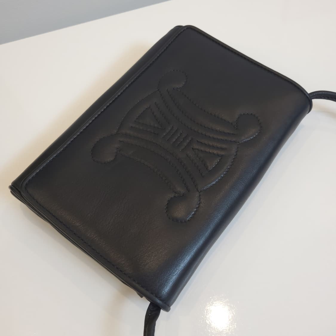 셀린느 트리오페 레더 숄더백 상품이미지3