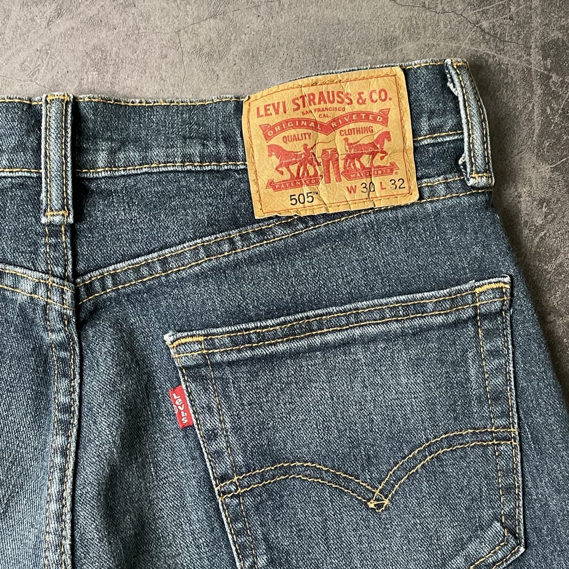 LEVI'S 리바이스505 빈티지 클래식 스트레이트핏 데님 코튼팬츠 상품이미지7