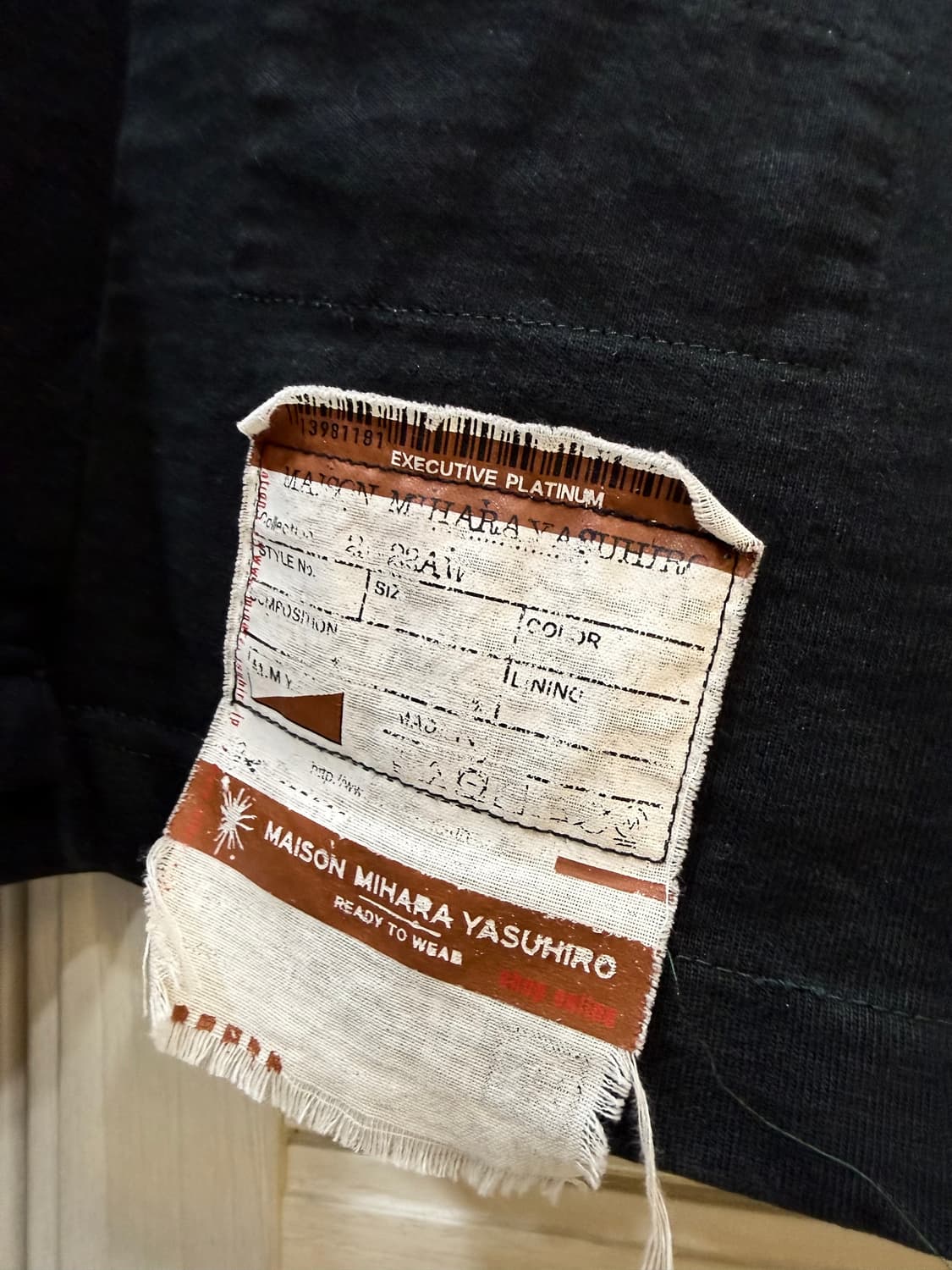 Mihara Yasuhiro 메종 미하라야스히로 Antinomie 티셔츠 상품이미지3