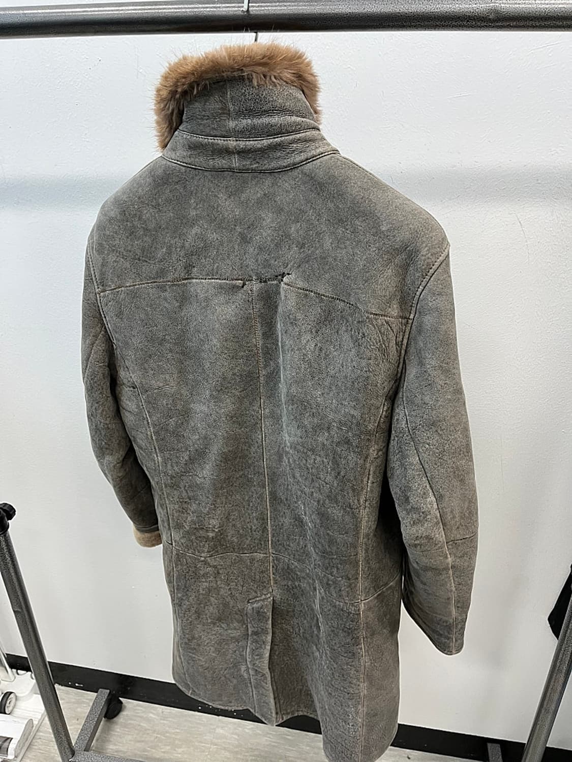 100) 랑방 양털 무스탕 코트  상품이미지4