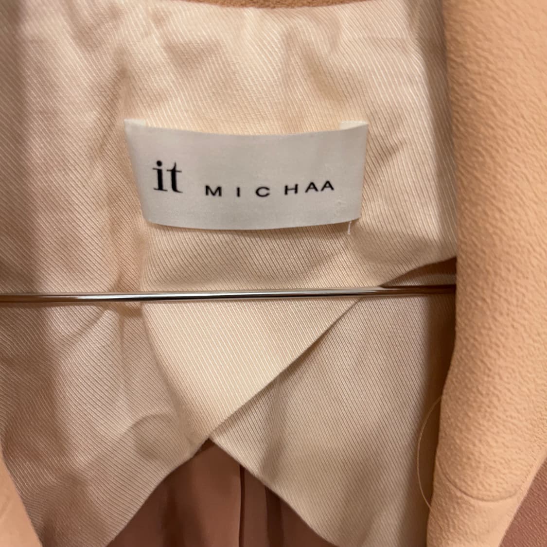 잇 미샤 부클 코튼 더블 원버튼 블레이져 상품이미지3