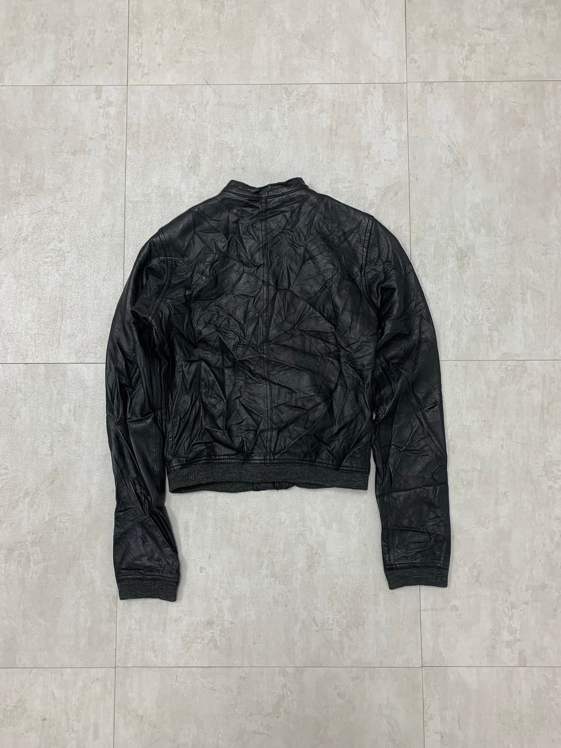 japanese vintge 크롭 레더자켓#746 상품이미지2