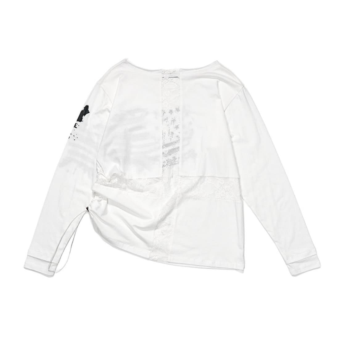 스키즘 인듀싱 GRAFFITI FLAG LS TEE WHITE 상품이미지3