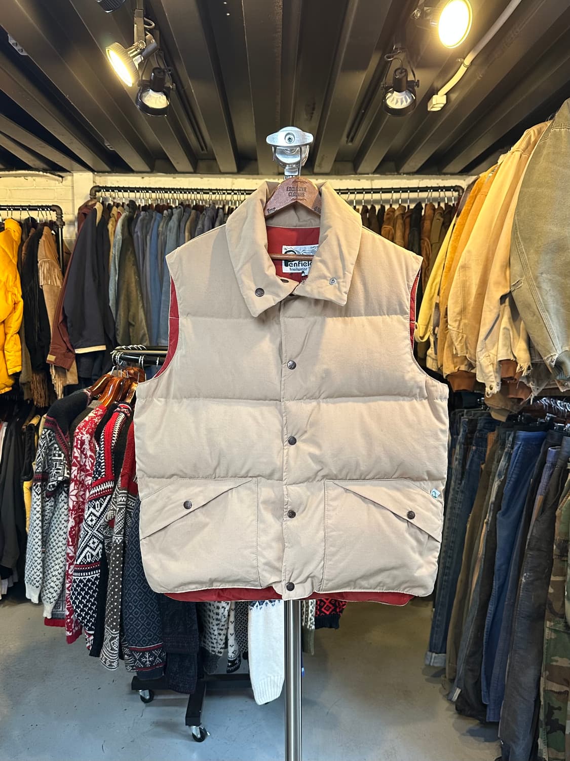 80s 펜필드 덕 다운 베스트 made in usa 상품이미지1