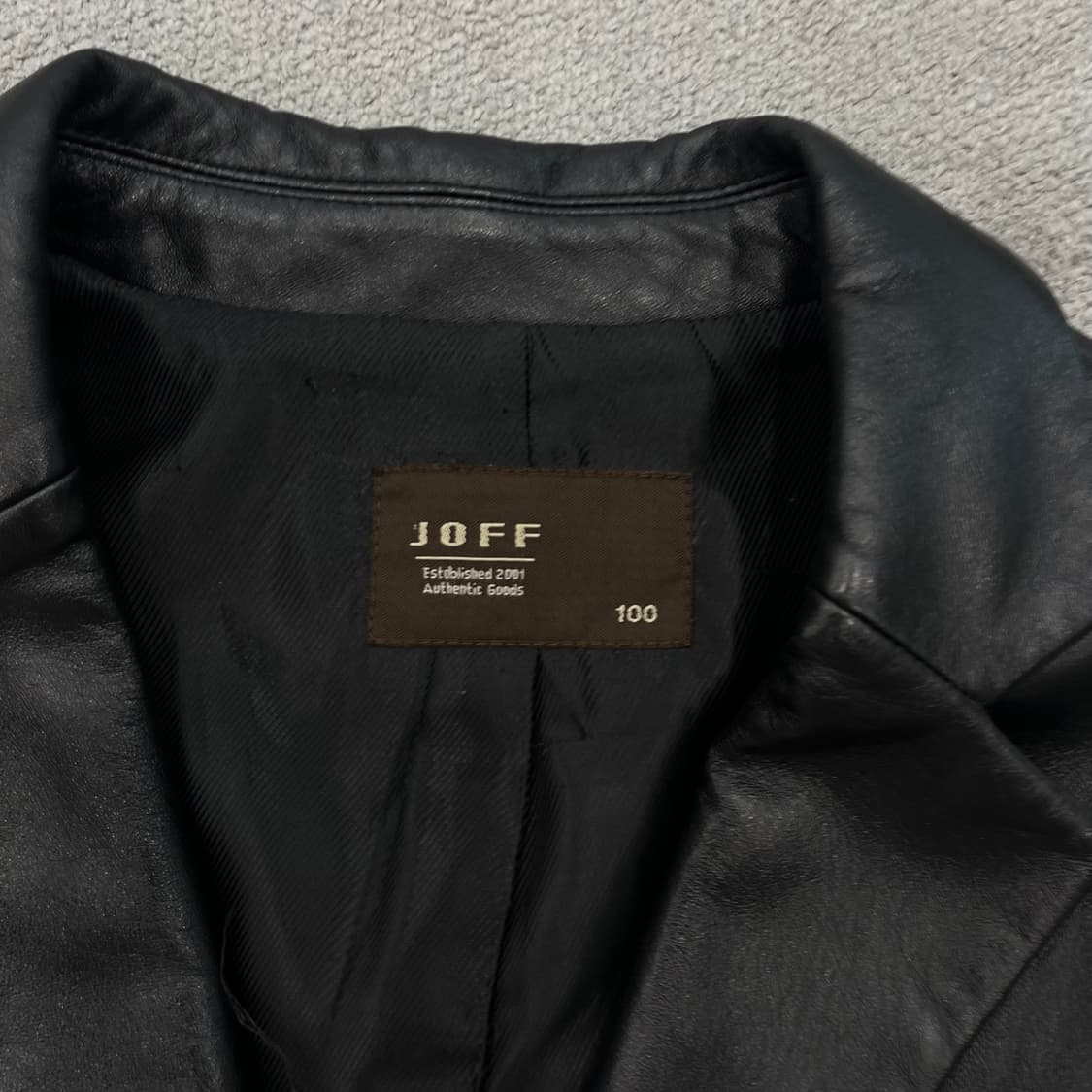 100 빈티지 양가죽 블레이저 레더자켓 상품이미지4