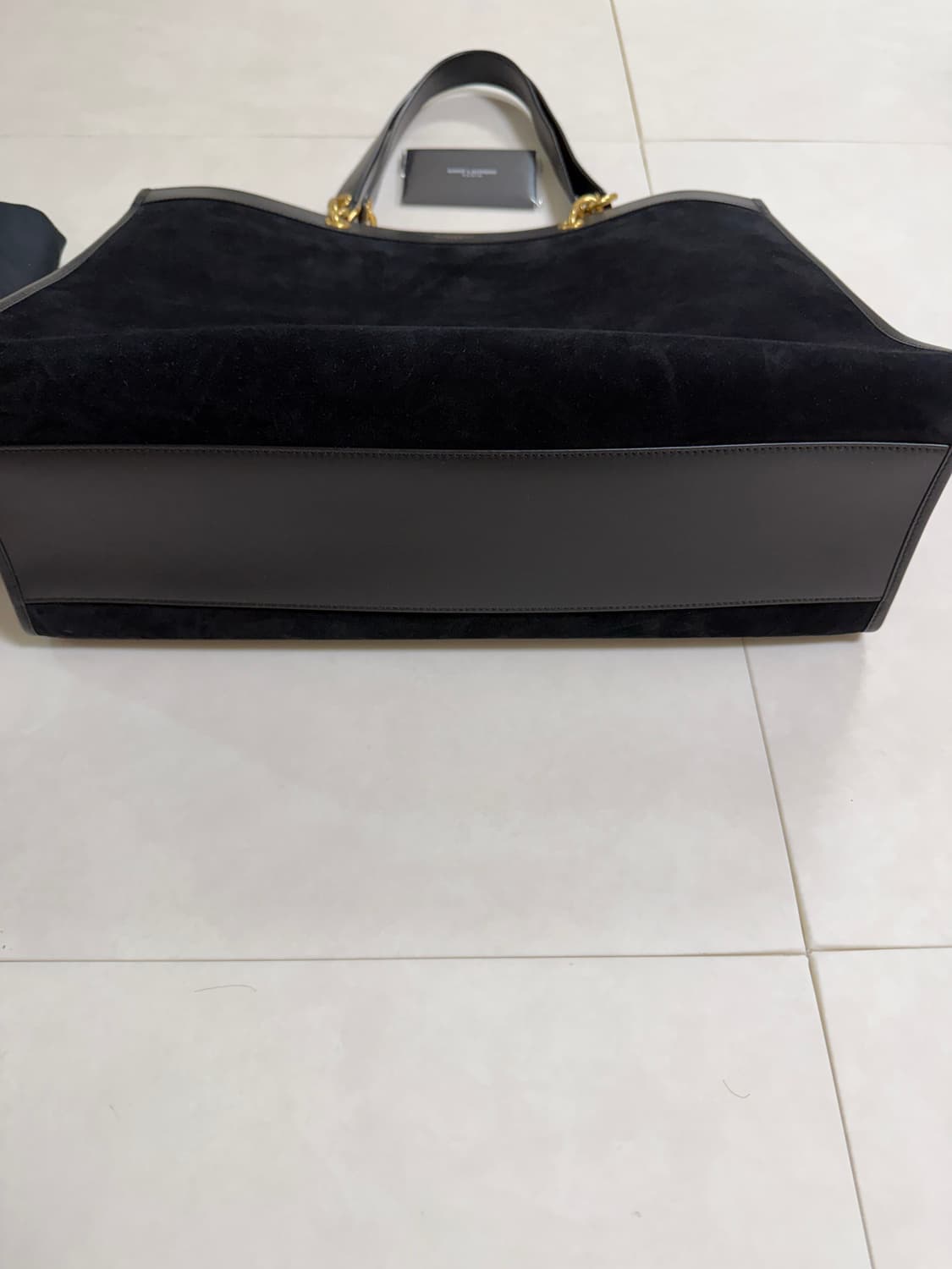 생로랑 Le Maillon Suede Tote Bag 빅 토트백 상품이미지4