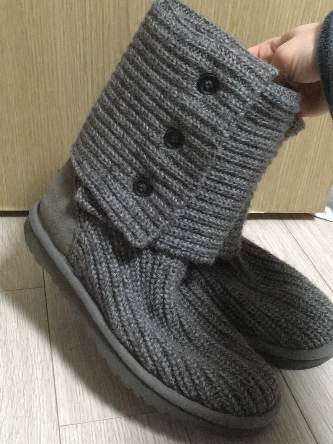 어그 카디 니트 부츠 그레이 상품이미지5