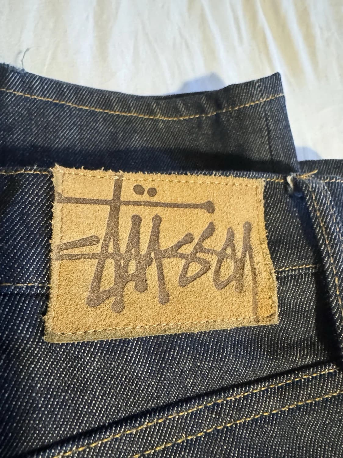 스투시 데님 빅 올 진 로우 32 상품이미지3