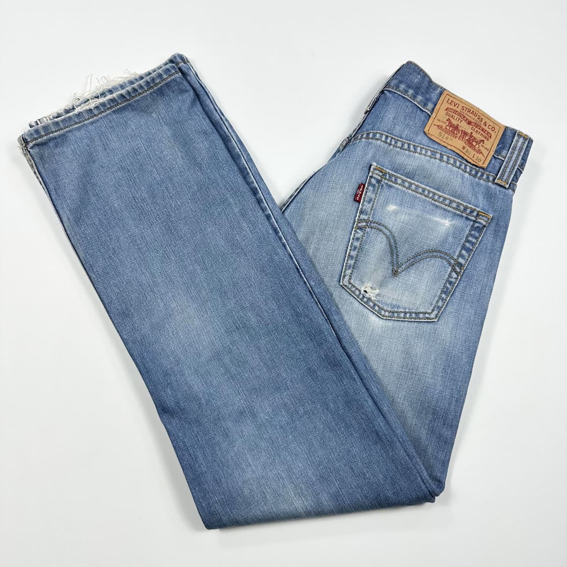 리바이스 오리지널 스트레이트 데님 팬츠 (30인치) 상품이미지2