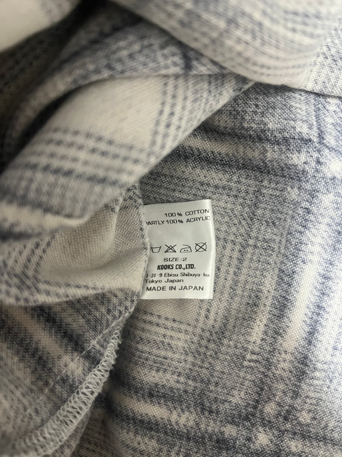 [2] 넘버나인 09AW 보아 풀오버 체크 셔츠 상품이미지3