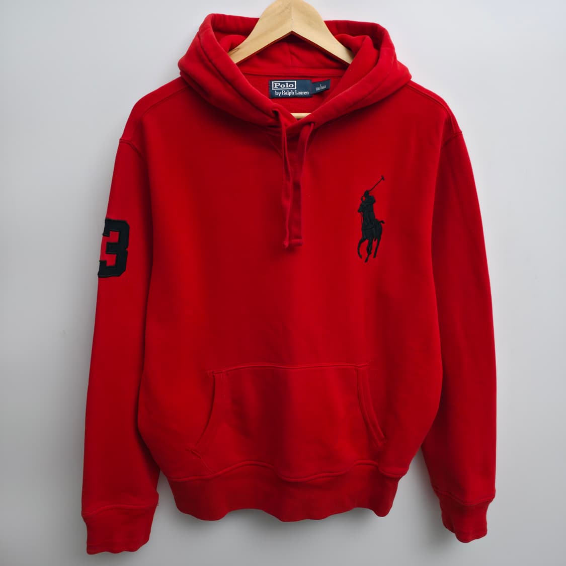 [L] 폴로 랄프로렌 레드 빅포니 후드티 상품이미지1