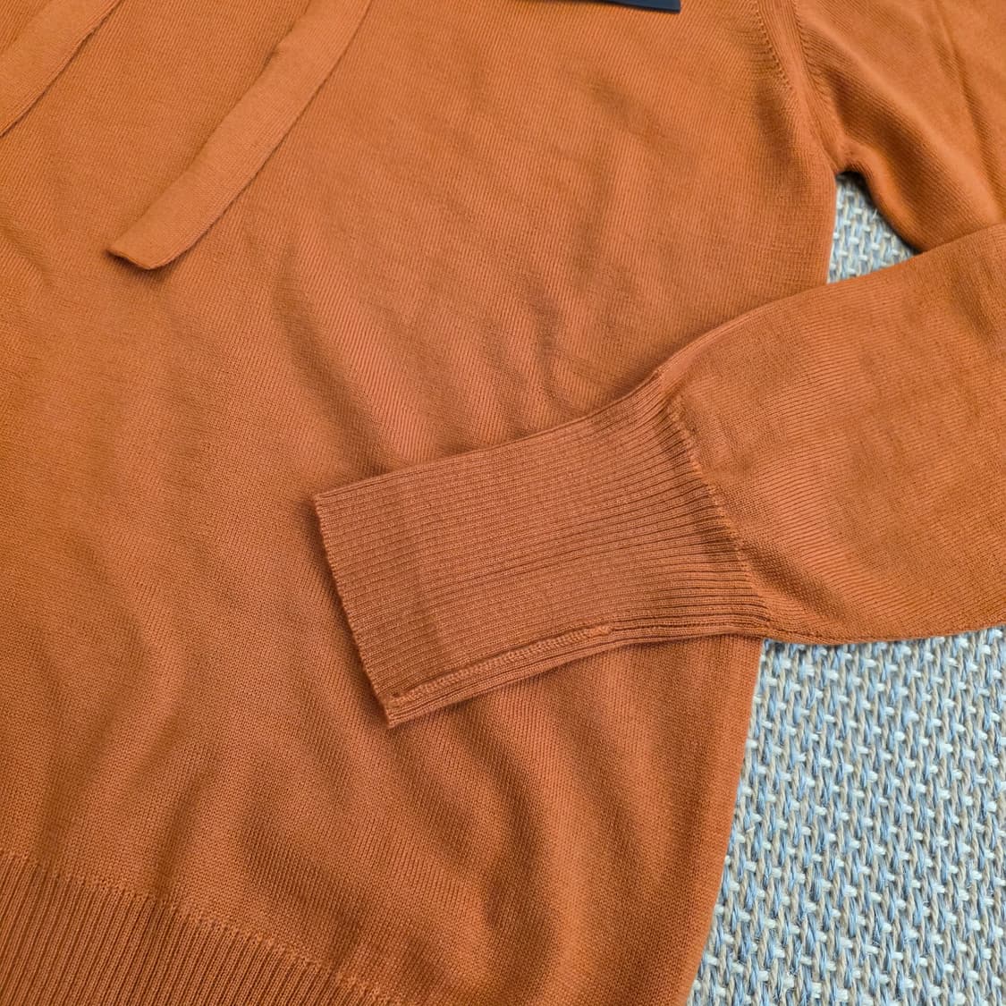 Alpha Studio 최상급 메르노울 럭셔리 니트 후드티 점퍼 상품이미지4