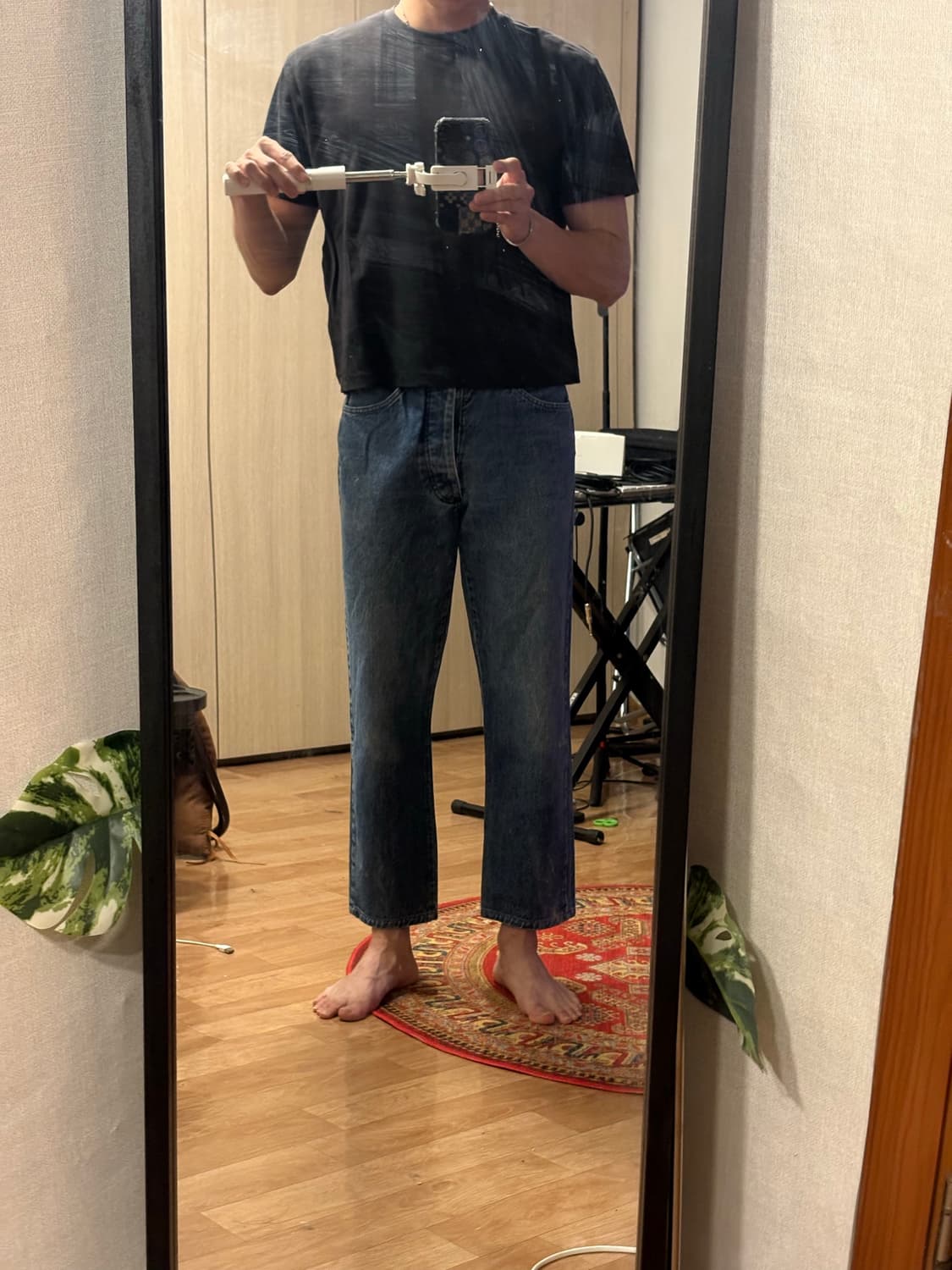 90s 스톤아일랜드 그린엣지 빈티지 데님 팬츠 상품이미지4