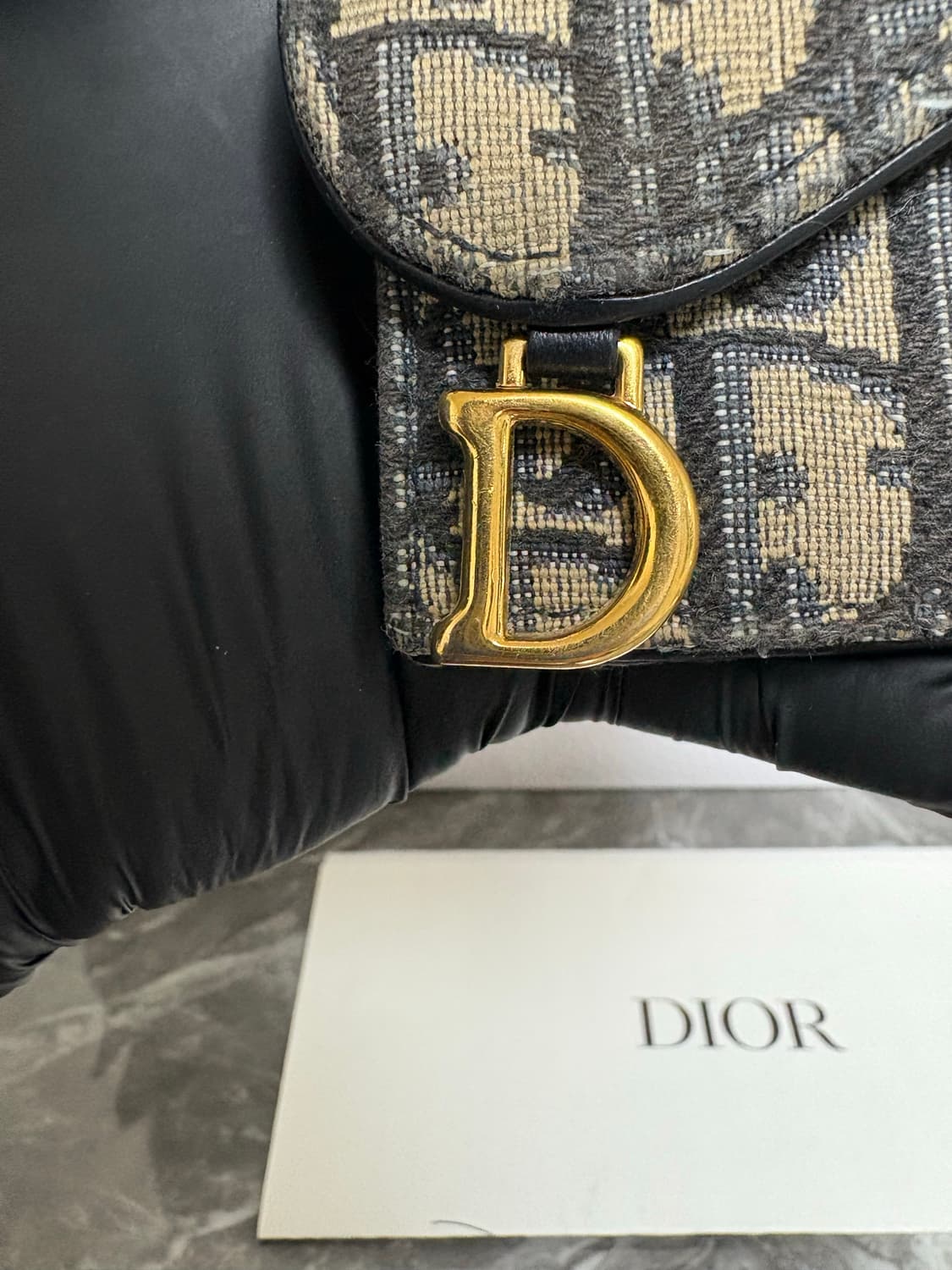 디올 오블리크 새들 카드지갑 상품이미지3