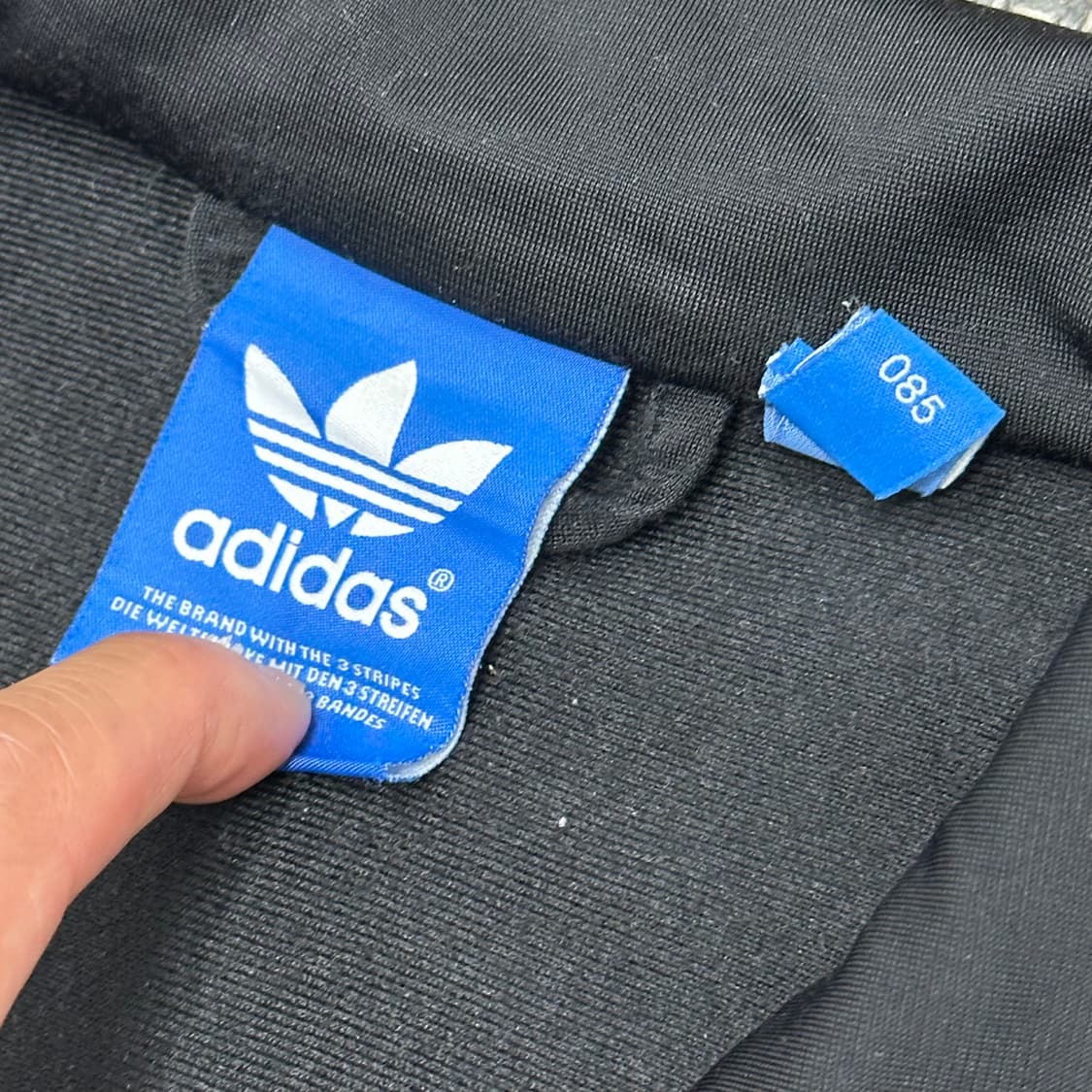 아디다스 파이어버드 구형 빈티지 져지 블랙 85 상품이미지7