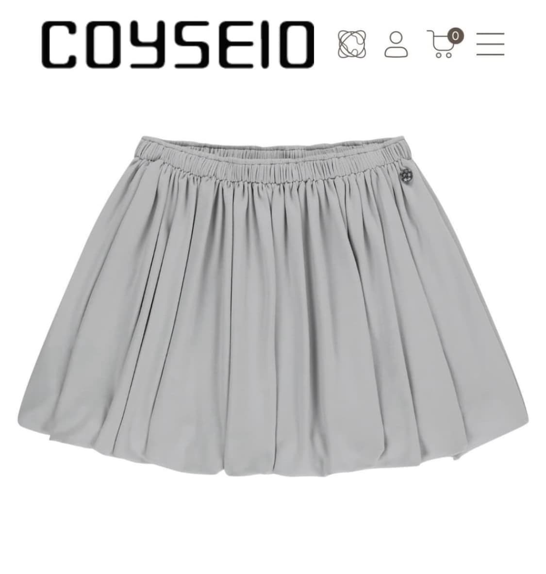 구해요) 코이세이오 038 펌킨스커트 그레이 S/M 상품이미지1