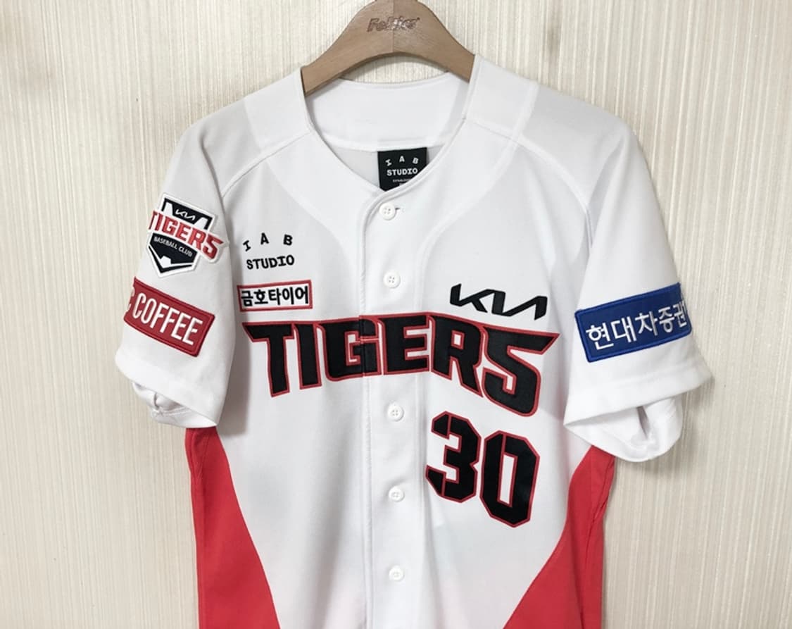 KBO 아이앱스튜디오 기아타이거즈 어센틱 홈유니폼 S(90) #30 상품이미지5