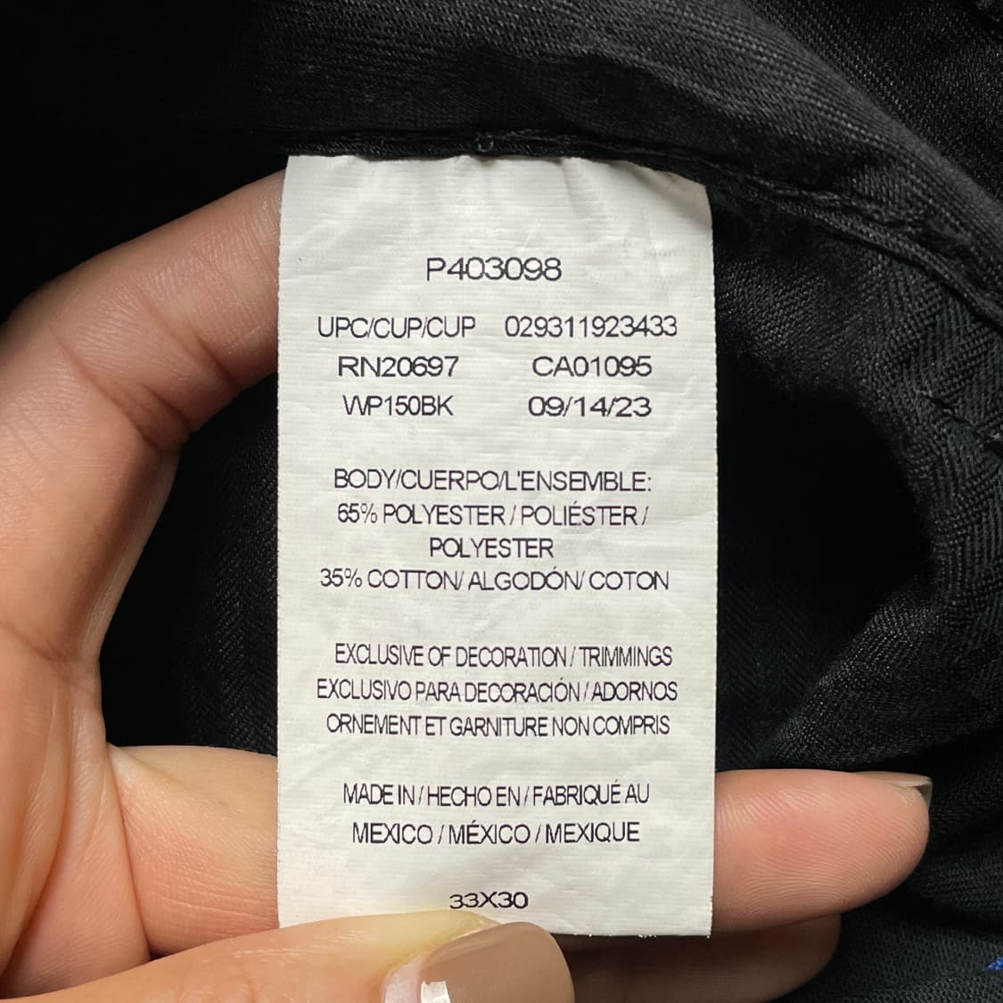 DICKIES 디키즈 FLEX 빈티지 블랙 워크 팬츠 A00954 상품이미지9